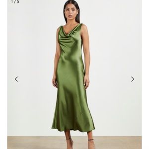 Ted Baker Cowl Midi Slip Dress